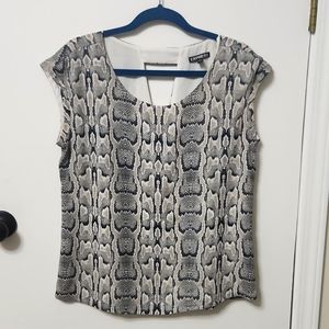 Express Snake Print Top Size Small
